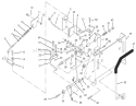 Transmission Controls Assembly Diagram and Parts List for 74021 490001-499999 - 1994 Toro Lawn Tractor