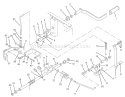 Parking Brake Assembly Diagram and Parts List for 74120 490001-499999 - 1994 Toro Lawn Tractor