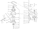 Pto Electric Clutch & Drive Assembly Diagram and Parts List for 74120 490001-499999 - 1994 Toro Lawn Tractor