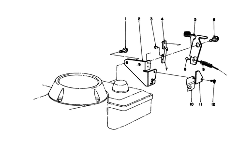 Brake Assembly Diagram and Parts List for 16212C 8000001 - 8999999 Toro Lawn Mower