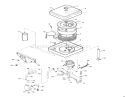 Air Cleaner And Carburetor Diagram and Parts List for 74140 39000001-39999999 - 1993 Toro Lawn Tractor