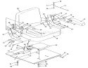 Seat Diagram and Parts List for 74140 49000001-49999999 - 1994 Toro Lawn Tractor