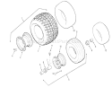 Part Location Diagram of 117006 Toro Wheel-Rear, Silver