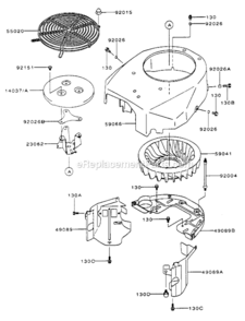 Cooling_Equipment_Assembly__Kawasaki_Fh601VAs23 Diagram and Parts List for 74179  Toro Lawn Mower