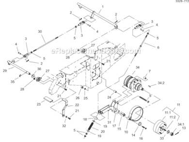 Part Location Diagram of 3253-7 Toro Washer-lock