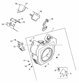 Blower_Housing_And_Baffle_Assembly__Group_6 Diagram and Parts List for 74225 220000001-220999999 Toro Lawn Mower