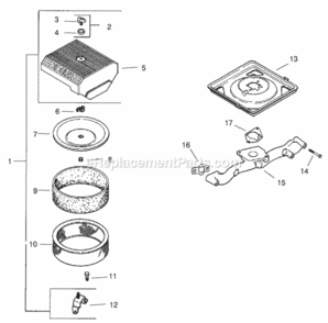 Part Location Diagram of 2408305 Toro Precleaner, element