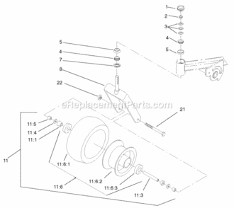 Page E Diagram and Parts List for 74226 210000001-210002100 Toro Lawn Tractor