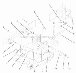 Part Location Diagram of 302-19 Toro Fitting-Grease
