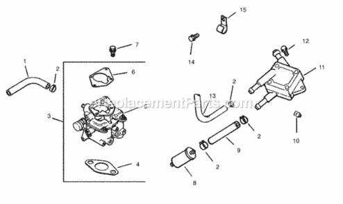 Part Location Diagram of 4715401S Tecumseh Clip, Cable