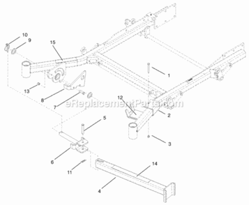 Part Location Diagram of 283-71 Toro Pin-Lynch