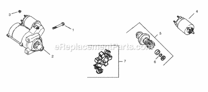 Part Location Diagram of 2522101S Tecumseh Kit, Brush