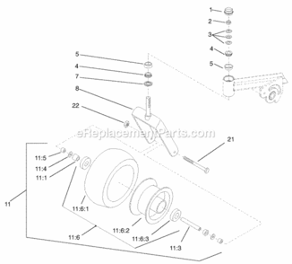 Page F Diagram and Parts List for 74226 210002101-210999999 Toro Lawn Tractor