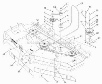 Page A Diagram and Parts List for 74226 220000001-220999999 Toro Lawn Tractor