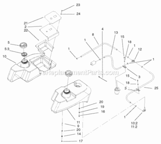 Part Location Diagram of 1-805004 Toro Washer-Lock