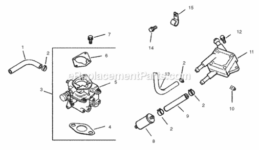 Part Location Diagram of 2535315-S Toro Line-Fuel (3.5)