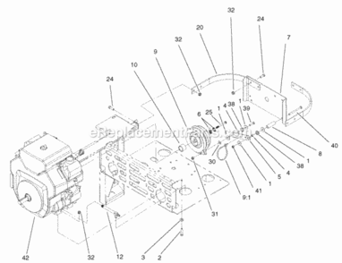 Part Location Diagram of 103-1996 Toro Valve-Oil Drain, Long