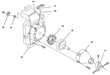 Engine Assembly (Continued) Diagram and Parts List for 51911 79000001 - 79999999 Toro Trimmer