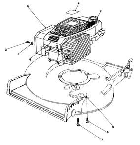 Engine Assembly Diagram and Parts List for 20210 2000001 - 2999999 Toro Lawn Mower