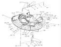 38in Deck Assembly Diagram and Parts List for 74301 230000001-230999999 - 2003 Toro Lawn Tractor