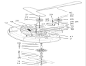 38in Deck Spindle and Belt Drive Assembly Diagram and Parts List for 74301 230000001-230999999 - 2003 Toro Lawn Tractor
