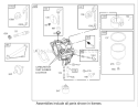 Carburetor Assembly Diagram and Parts List for 74301 230000001-230999999 - 2003 Toro Lawn Tractor