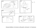 Crankshaft Assembly Diagram and Parts List for 74301 230000001-230999999 - 2003 Toro Lawn Tractor