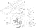 Part Location Diagram of 106-2176 Toro Pulley-idler