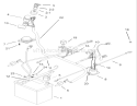 Electrical Assembly Diagram and Parts List for 74325 230000001-230999999 - 2003 Toro Lawn Tractor