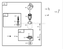 Starter Assembly Diagram and Parts List for 74325 240000001-240999999 - 2004 Toro Lawn Tractor