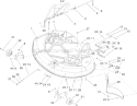 Part Location Diagram of 110-6562 Toro 42 Inch Deflector Asm