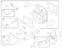 Cylinder Head Assembly Engine Diagram and Parts List for 74330 230000001-230999999 - 2003 Toro Lawn Tractor