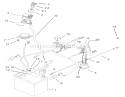Electrical Assembly Diagram and Parts List for 74330 230000001-230999999 - 2003 Toro Lawn Tractor
