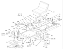 Frame Assembly Diagram and Parts List for 74330 230000001-230999999 - 2003 Toro Lawn Tractor