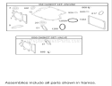 Gasket Assembly Engine Diagram and Parts List for 74330 230000001-230999999 - 2003 Toro Lawn Tractor