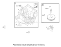 Crankcase Assembly Engine Diagram and Parts List for 74330 230000001-230999999 - 2003 Toro Lawn Tractor