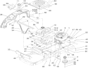 Engine Assembly Diagram and Parts List for 74330 240000001-240001179 - 2004 Toro Lawn Tractor