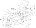 Frame Assembly Diagram and Parts List for 74301 240000001-240000893 - 2004 Toro Lawn Tractor