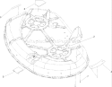 42 Inch Deck Decal Assembly Diagram and Parts List for 74325 250000001-250999999 - 2005 Toro Lawn Tractor