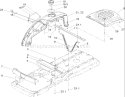 Styling Assembly Diagram and Parts List for 74325 250000001-250999999 - 2005 Toro Lawn Tractor