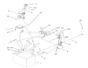 Electrical Assembly Diagram and Parts List for 74350 230000001-230999999 - 2003 Toro Lawn Tractor