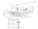 42in Deck Spindle and Belt Drive Assembly Diagram and Parts List for 74350 230000001-230999999 - 2003 Toro Lawn Tractor