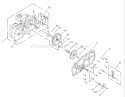 Housing Assembly Diagram and Parts List for 74350 230000001-230999999 - 2003 Toro Lawn Tractor
