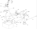 Electrical Assembly Diagram and Parts List for 74350 240000179-240999999 - 2004 Toro Lawn Tractor