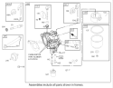 Carburetor Assembly Diagram and Parts List for 71286 260000001-260999999 - 2006 Toro Lawn Tractor