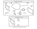 Gasket Assembly Diagram and Parts List for 74351 240000001-240999999 - 2004 Toro Lawn Tractor