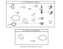 Carburetor Overhaul Kit Assembly Diagram and Parts List for 74351 240000001-240999999 - 2004 Toro Lawn Tractor