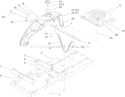 Styling Assembly Diagram and Parts List for 74352 250000001-250999999 - 2005 Toro Lawn Tractor