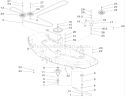 Part Location Diagram of 106637 Toro Blade Kit (3 Pack)