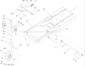 Frame Assembly Diagram and Parts List for 74353 260000001-260999999 - 2006 Toro Lawn Tractor